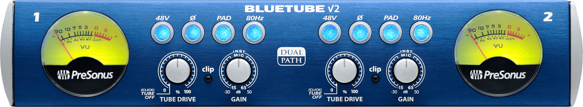 プレソナス ブルーチューブ マイクプリ PreSonus BlueTube DP v2 - Mic プレソナス ブルーチューブ マイクプリ PreSonus BlueTube DP v2 - Mic