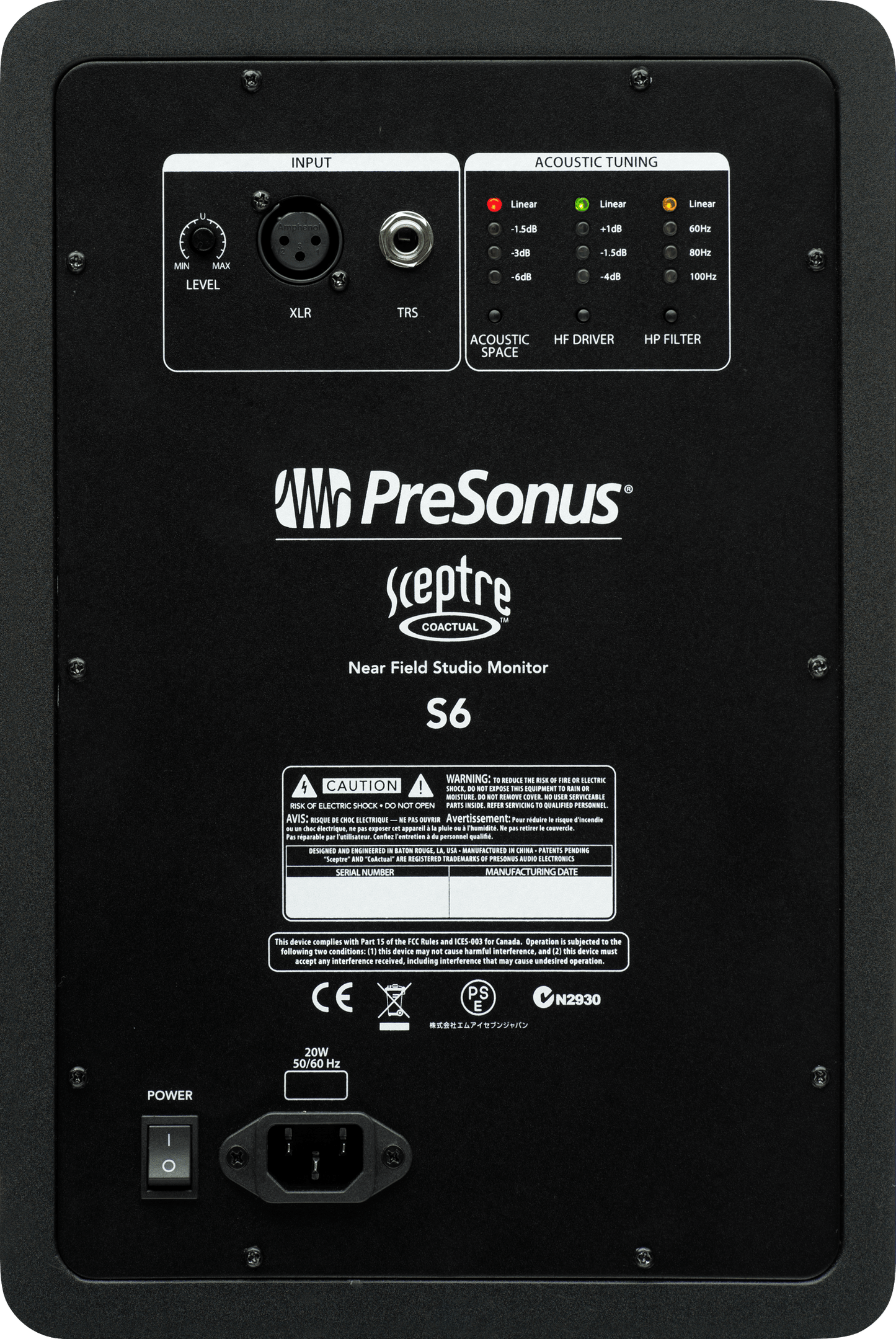 PreSonus Sceptre S6 ① 同軸DSP 32bit PreSonus Sceptre S6 ① 同軸DSP 32bit