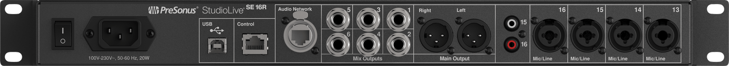StudioLive® SE 16R Digital Rack Mixer
