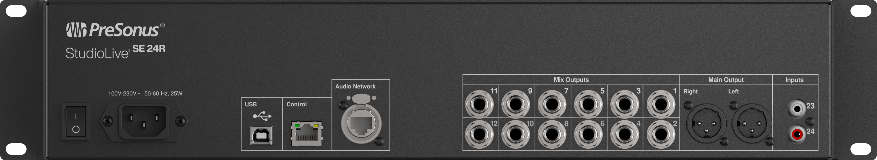 StudioLive® SE 24R Digital Rack Mixer – PreSonus