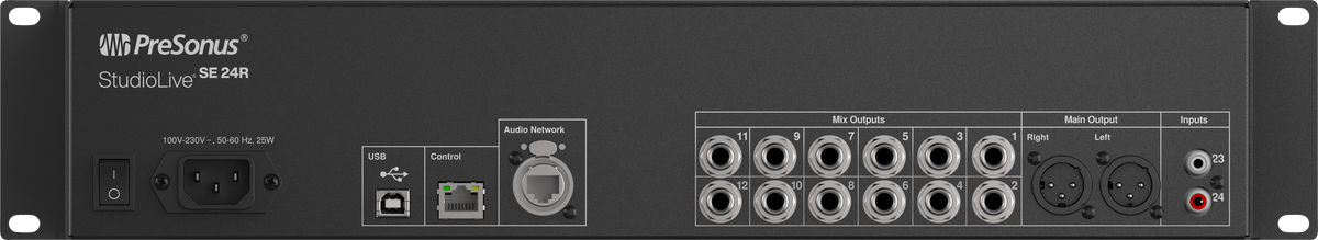 StudioLive® SE 24R Digital Rack Mixer – PreSonus