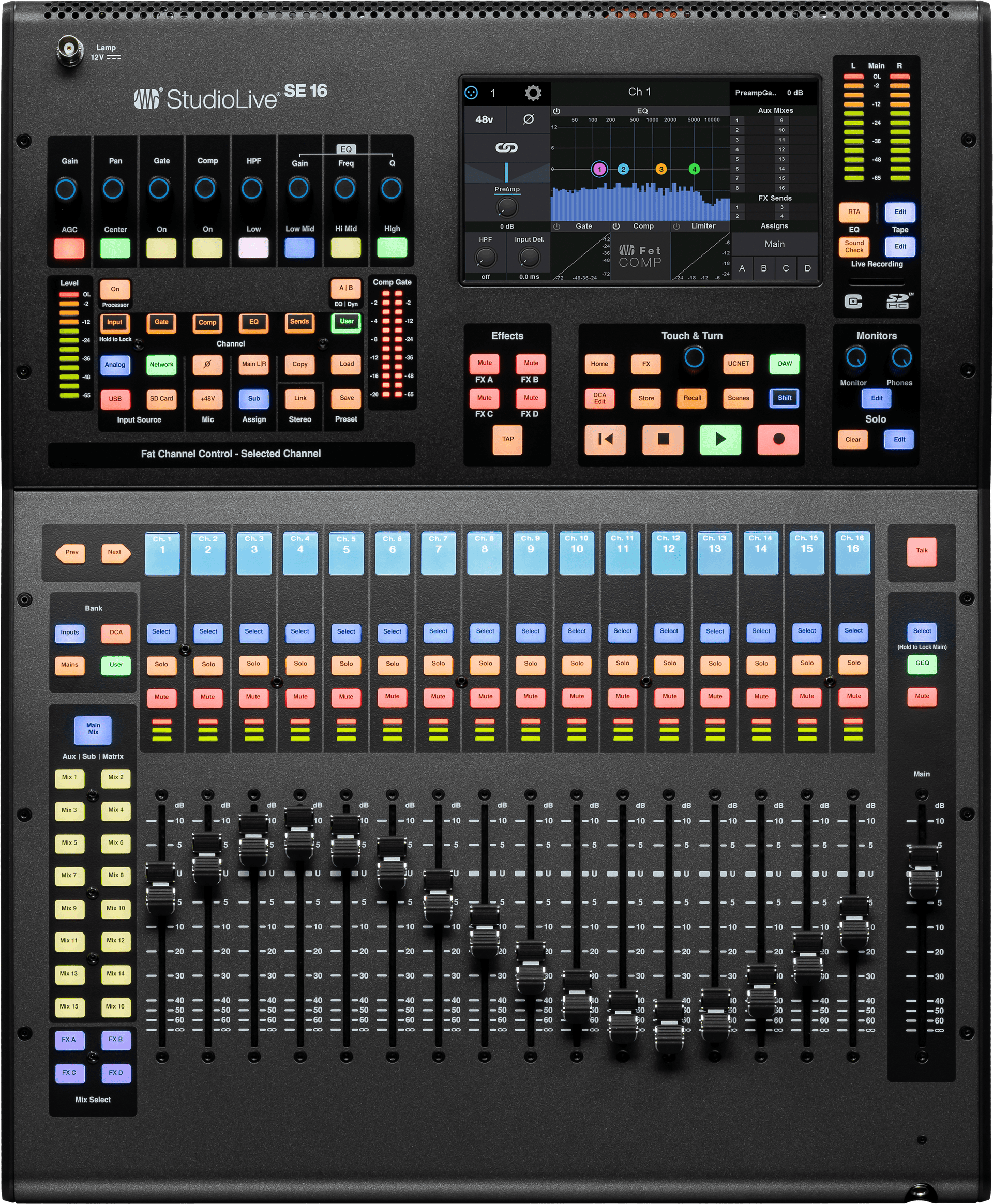 アナログミキサー　プレソナス　スタジオライブ16c StudioLive AR16c Analog Mixer – PreSonus