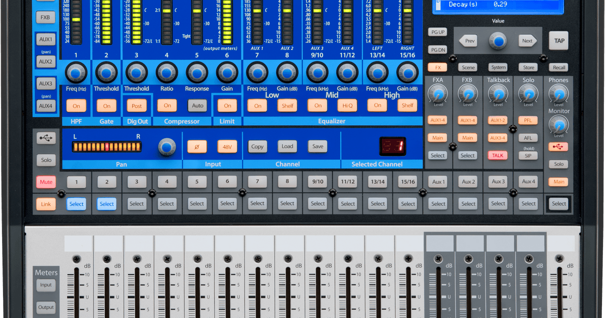 StudioLive® Classic 16.0.2 USB Digital Console Mixer – PreSonus StudioLive® Classic 16.0.2 USB Digital Console Mixer – PreSonus