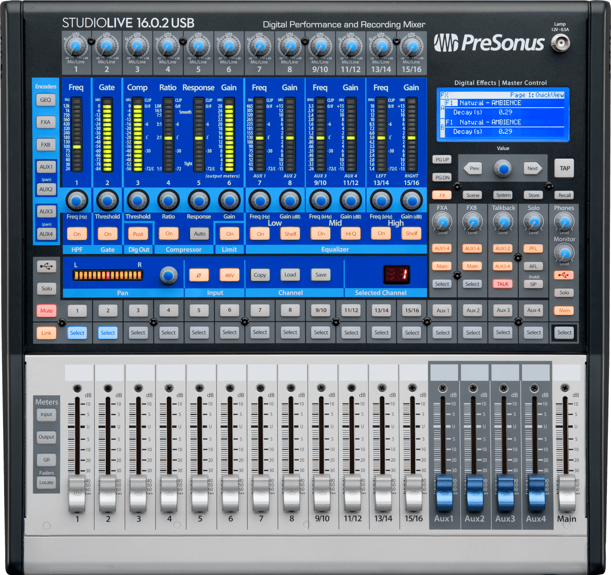 StudioLive® 16.0.2 USB Digital Console Mixer – PreSonus StudioLive® 16.0.2 USB Digital Console Mixer – PreSonus