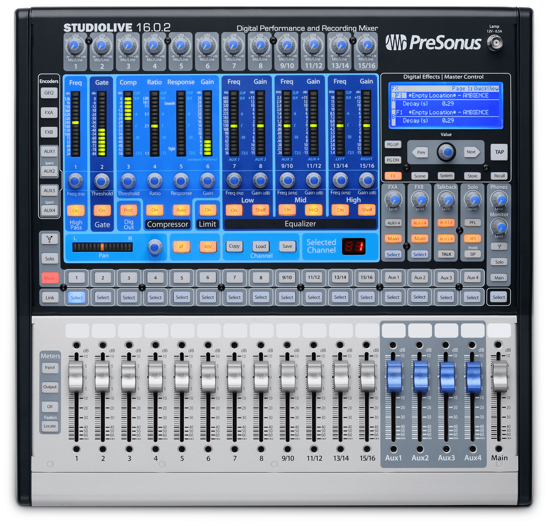 Sé el primero en valorar Presonus StudioLive SL1602 Mezclador Digital Sé el primero en valorar Presonus StudioLive SL1602 Mezclador Digital