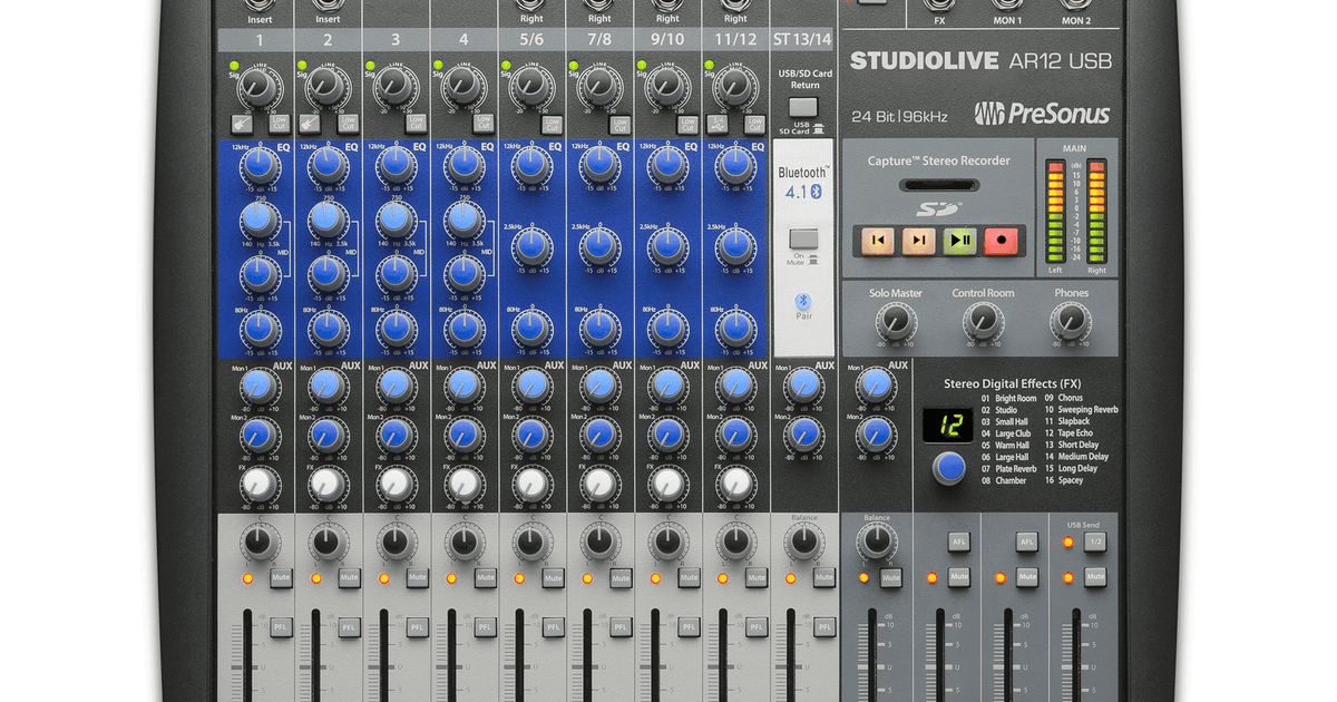 StudioLive AR12 USB – PreSonus